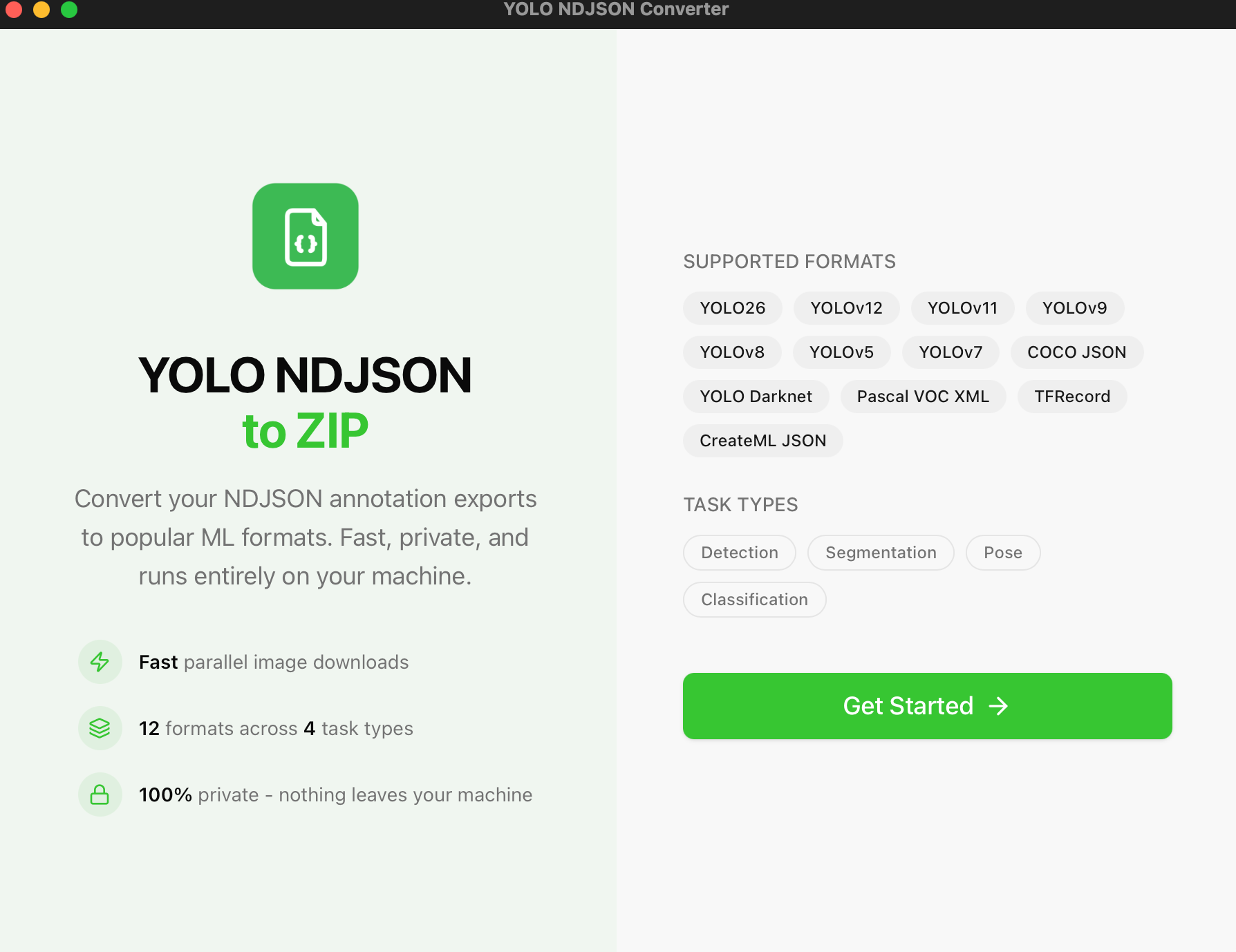 YOLO NDJSON Converter
